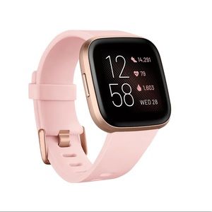 Fitbit Versa 2 in Petal/Copper Rose Aluminum